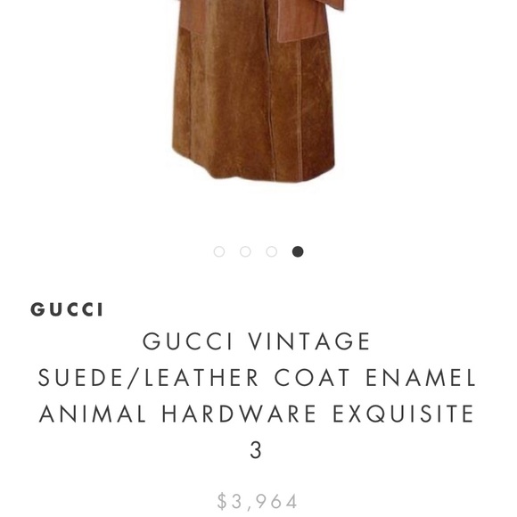 GUCCI TRENCH Sz50 - Picture 4 of 8